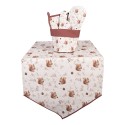 Clayre & Eef Broodmand Ø 15x16 cm Beige Katoen