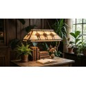Lumilamp Pendant Lamp Tiffany 92x47x126 cm Beige Brown Metal