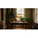 Lumilamp Lampada da tavolo Tiffany 28x20x44 cm Beige Marrone Poliresina