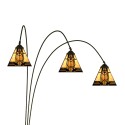 Lumilamp Lampadaire Tiffany 200 cm Beige Verre