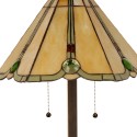 Lumilamp Lampada da tavolo Tiffany Ø 40x67 cm Beige Vetro