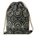 Clayre & Eef Rugzak 34x43 cm Zwart Synthetisch
