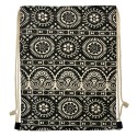Clayre & Eef Rugzak 34x43 cm Zwart Synthetisch