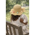 Clayre & Eef Cappello per bambini Beige Paglia di carta