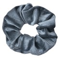 Clayre & Eef Bandes élastiques pour cheveux Ø 10 cm Gris Velours