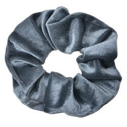 Clayre & Eef Elastico per capelli Ø 10 cm Grigio Velluto