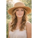 Juleeze Cappello Marrone Paglia di carta