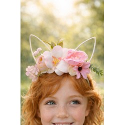 Clayre & Eef Fascia per capelli bambina Rosa Plastica