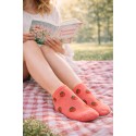 Clayre & Eef Funny Socks one size Red Polyester Strawberries