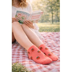 Clayre & Eef Funny Socks one size Red Polyester Strawberries