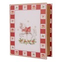 Clayre & Eef Boîte de rangement set de 3 Livres 27x22x7 / 22x17x6 / 17x12x4 cm Blanc Plastique