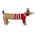 Clayre & Eef Image de décoration Chien 15x5x9 cm Marron Céramique