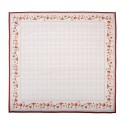 Clayre & Eef Tafelkleed 100x100 cm Beige Katoen