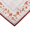 Clayre & Eef Tafelkleed 100x100 cm Beige Katoen