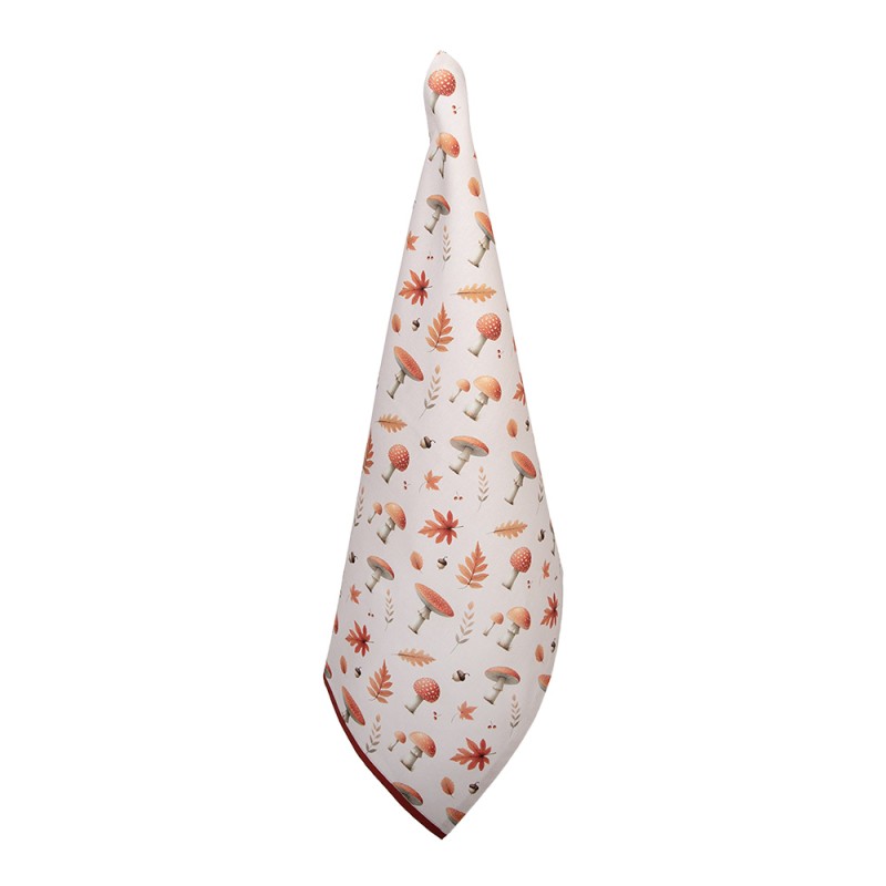 Clayre & Eef Theedoek 50x70 cm Beige Katoen