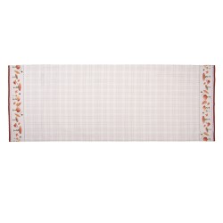 Clayre & Eef Tafelloper 50x140 cm Beige Katoen