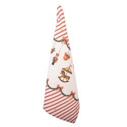 Clayre & Eef Theedoek 50x70 cm Beige Katoen