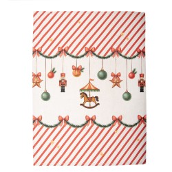 Clayre & Eef Theedoek 50x70 cm Beige Katoen