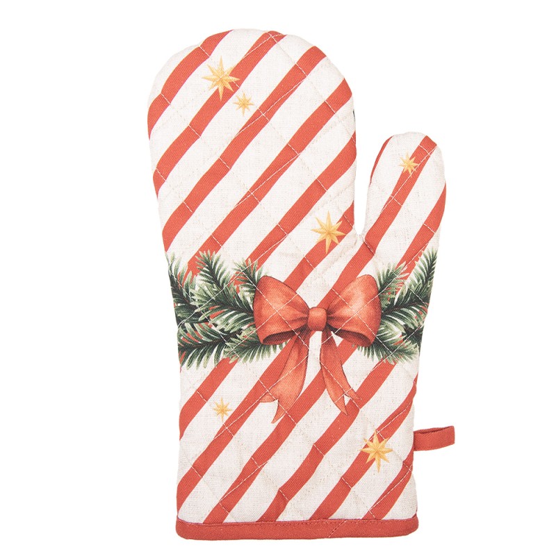 Clayre & Eef Ovenwant 18x30 cm Beige Katoen