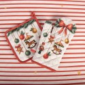Clayre & Eef Ovenwant 18x30 cm Beige Katoen