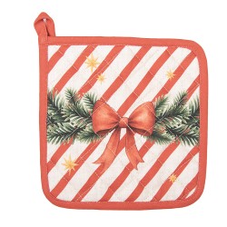 Clayre & Eef Pannenlap 20x20 cm Beige Katoen