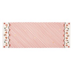 Clayre & Eef Tafelloper 50x140 cm Beige Katoen
