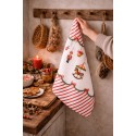 Clayre & Eef Geschirrtuch 50x70 cm Beige Baumwolle