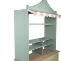 Clayre & Eef Comptoir 120x45x212 cm Vert Bois