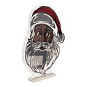 Clayre & Eef Lampe miroir infinity de Noël Père Noël 48x8x57 cm Rouge Plastique