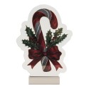 Clayre & Eef Lampe miroir infinity de Noël Canne en sucre d'orge 15x5x21 cm Rouge Plastique