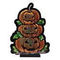Clayre & Eef Lampada a specchio infinity di Natale Zucca 30x7x41 cm Arancione Plastica