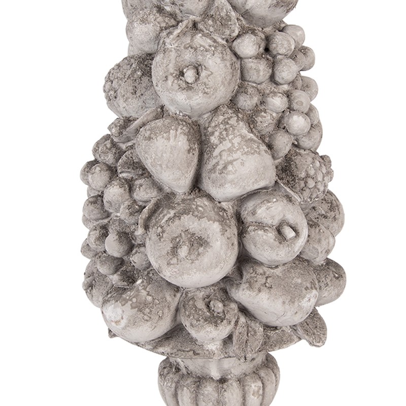 Clayre & Eef Image de décoration 19x18x44 cm Gris Plastique