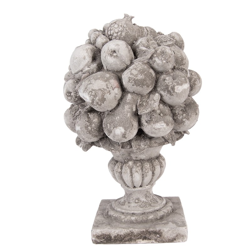 Clayre & Eef Image de décoration 21x20x32 cm Gris Plastique