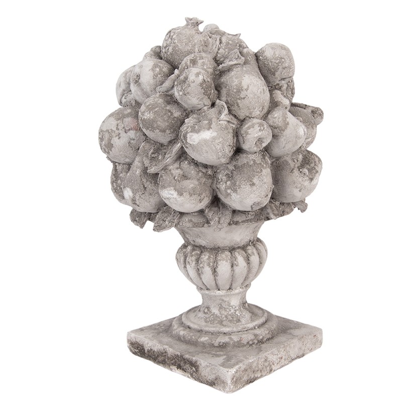 Clayre & Eef Image de décoration 21x20x32 cm Gris Plastique