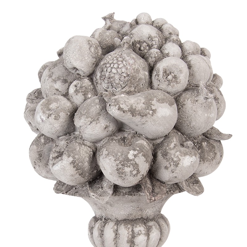 Clayre & Eef Image de décoration 21x20x32 cm Gris Plastique