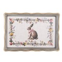 Clayre & Eef Tablett 31x22x2 cm Beige Kunststoff