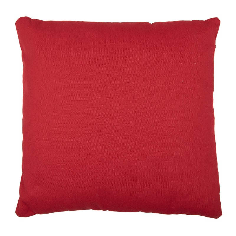 Clayre & Eef Dekokissen 45x45 cm Rot Polyester