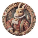 Clayre & Eef Unterteller Ø 33 cm Braun Kunststoff