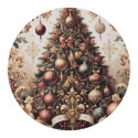 Clayre & Eef Unterteller Ø 33 cm Beige Kunststoff