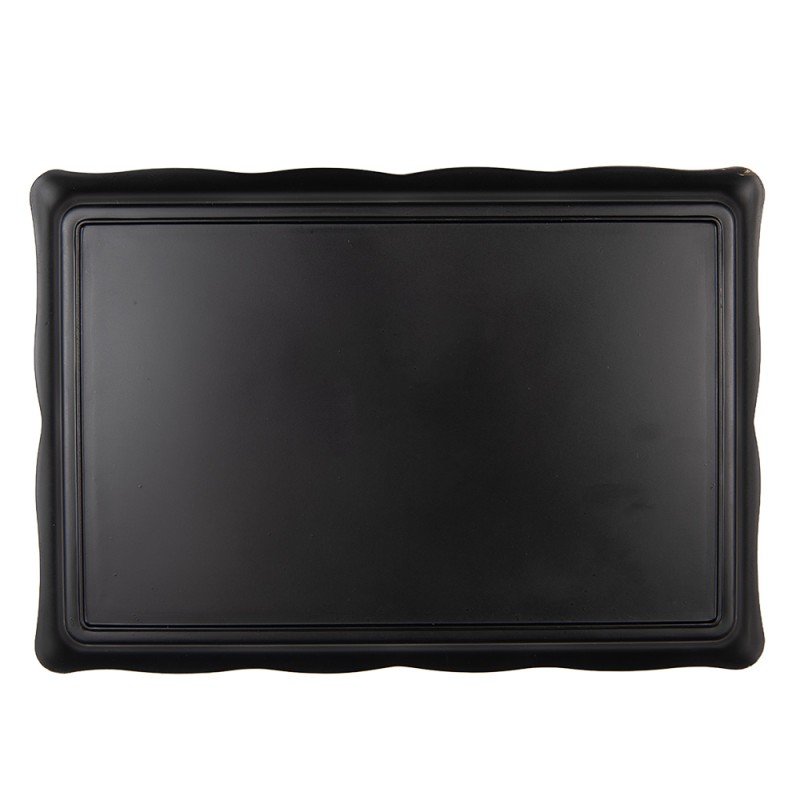 Clayre & Eef Tablett 31x22x2 cm Beige Kunststoff