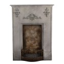 Clayre & Eef Fireplace Surround 86x17x120 cm Grey Wood