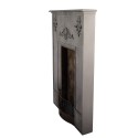 Clayre & Eef Fireplace Surround 86x17x120 cm Grey Wood