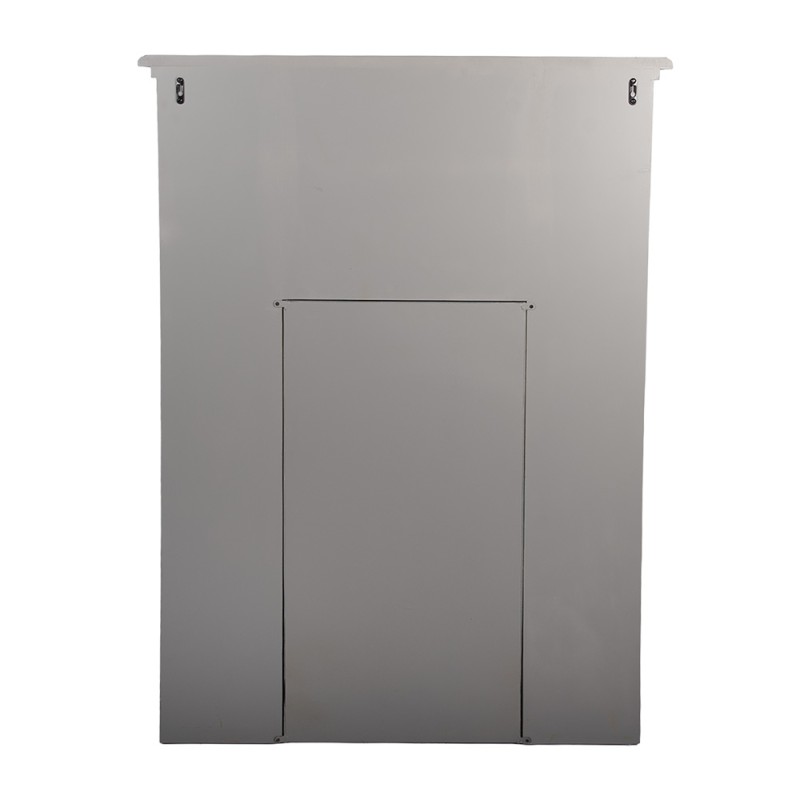 Clayre & Eef Fireplace Surround 86x17x120 cm Grey Wood