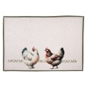 Clayre & Eef Placemats Set of 6 48x35 cm Beige Cotton