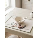 Clayre & Eef Placemats Set of 6 48x35 cm Beige Cotton