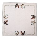 Clayre & Eef Tablecloth 100x100 cm Beige Cotton