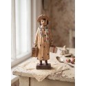 Clayre & Eef Decoratie Beeld Kind 14x9x27 cm Bruin Kunststof