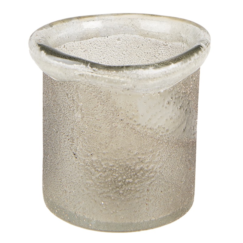 Clayre & Eef Porte-bougie Ø 9x9 cm Vert Verre