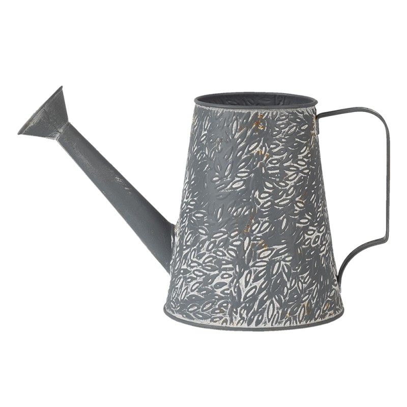Clayre & Eef Arrosoir de décoration 14x14x17 cm Gris Métal