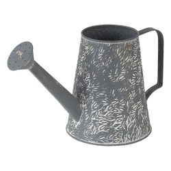 Clayre & Eef Decoratie Gieter 14x14x17 cm Grijs Metaal